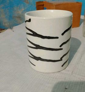 Striped Ceramic Coffee Mug