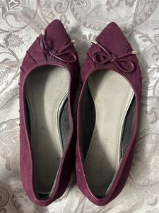 Maroon Wine Ballerinas