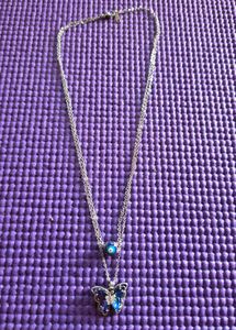 Butterfly Charm Layered Necklace