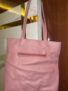 Pink Paris college Tote Bag