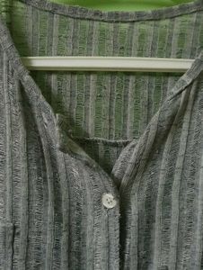 grey mesh shrug/shirt
