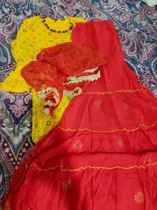 Beautiful Gharara Kurti With Dupatta