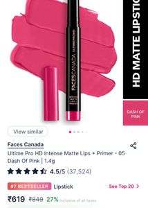 Faces Canada New Lip Crayon  DASH OF PINK
