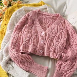 Pink Knit Cardigan