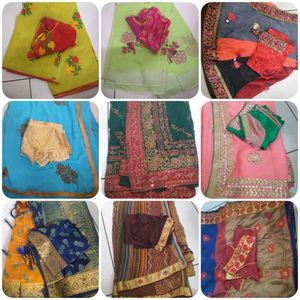 Elegant Ethnic Sarees With Blouse