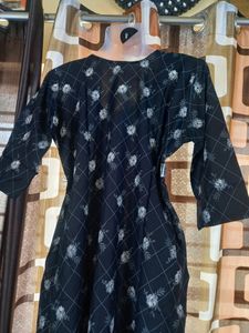 New Black Color Kurta Pack Of 1