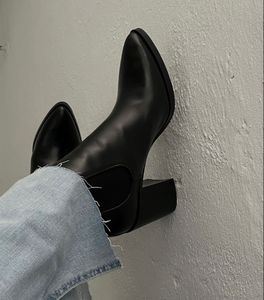 Zara Leather Ankle Heeled Boots