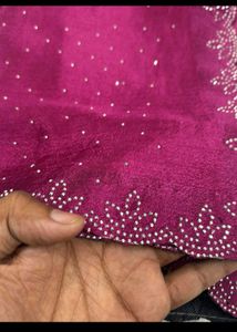 Elegant Magenta Saree Fixed Price