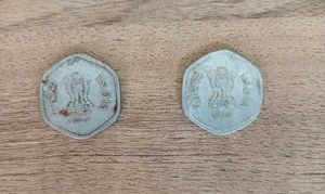 VINTAGE 20 PAISA COINS