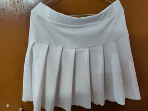 Pleated Mini Skirt