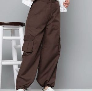 Brown Balloon cargo Trousers