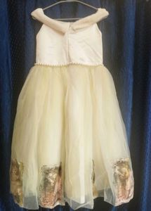 Princess Off White Gown From Foreign