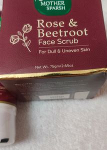 Mothersparsh beetroot combo/face wash/scrub/lip balm