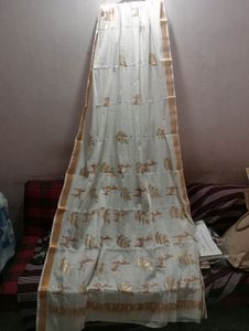 Hand Painted Handloom Saree