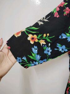 Floral Print Midi Dress