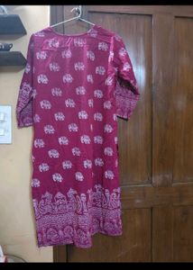 Elephant Print Kurta for women