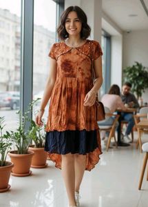 Boho Chic Tie-Dye Dress
