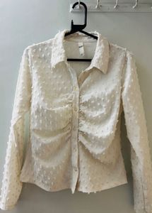 Elegant White Top-L