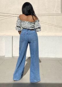 VAIRE Blue Wide Leg Jeans
