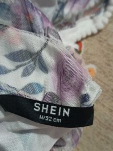 Floral Print Mini Wrap Dress