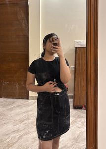 Denim skirt