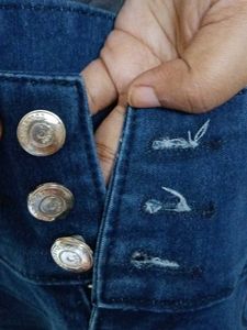 Ripped Dark Blue Jeans