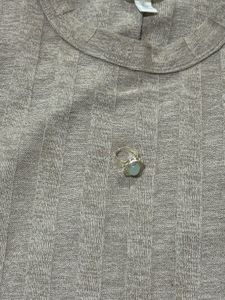 H&amp;M Ribbed Knit Top Size L With A Precious Freebie