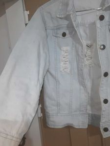 Y2k Ribbed Denim Jacket