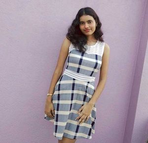 🩵 Blue Plaid Sundress ✨