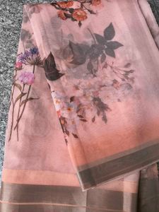 Floral Print Saree