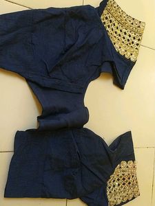 Elegant Red &amp; Gold Embroidered Saree