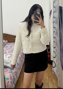 Korean Tweed Half Blazer