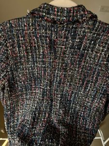 HANCY MULTICOLOURED TWEED OVERSIZED BLAZER