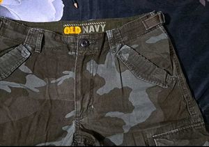 OLD NAVY Vintage Camo Straight Cargo