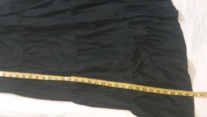 Pinteresty Black Long Tiered Skirt