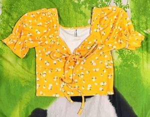 Sunmer Floral Crop Top