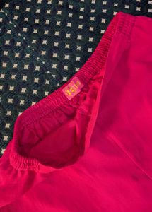 Pink Flared Palazzos