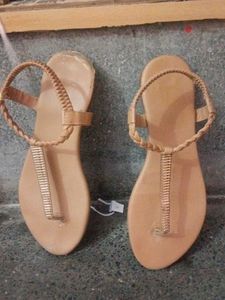 Brown Flats &amp; Sandals