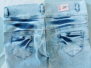 3 Button Blue Jeans
