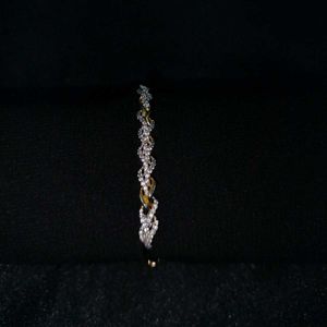 Artificial Gold Braided Bracelet