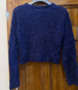 Striped Fuzzy Knit Sweater