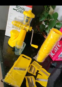Yellow Manual Juicer