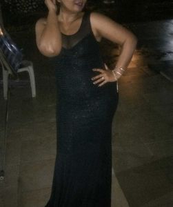 Elegant Black Cassino Gown
