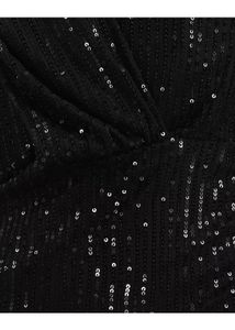 Sequin One-Shoulder Party Dress