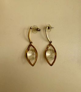 Eye Shaped Golden Earrings✨✨