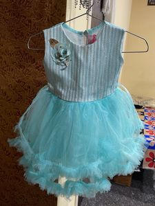 Cute Blue Party Dress