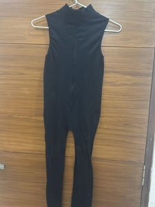 Black Sleeveless Jumpsuit