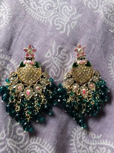 green jhumka