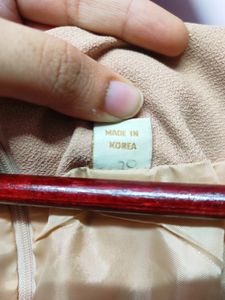 Korean Biege Dress | Size 32