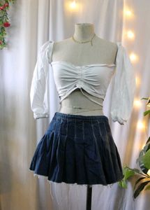 Zara Denim Mini Skirt